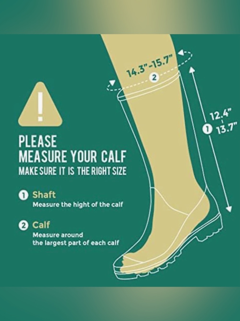 planone Tall rain Boots for Women Waterproof Garden Shoe Anti Slipping Rainboots - Picture 5 of 9